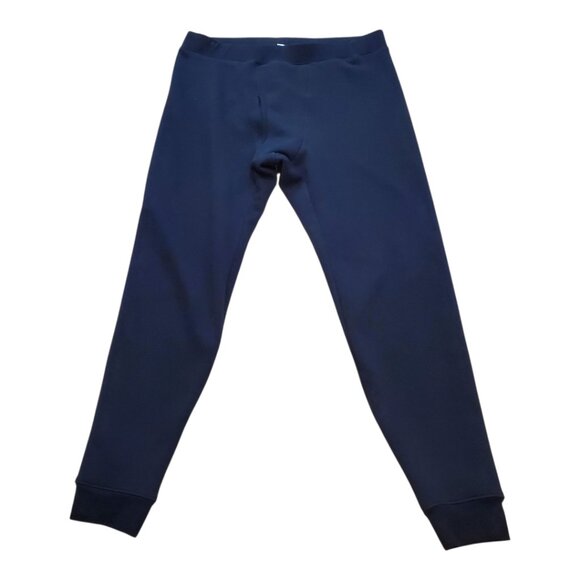 LAPASA SZ L Men's Soft Velour Lined Base Layer Thermal Stretch Pants in Black - Picture 1 of 9